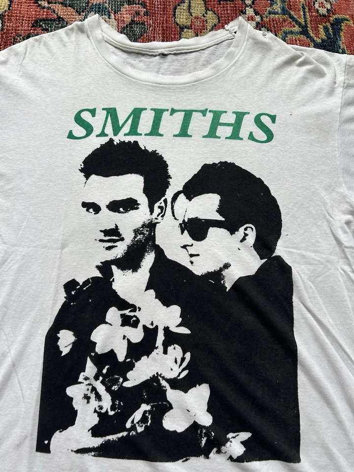Vintage 80s The Smiths Band T-shirt XL Single Stitch Rare Morrissey Johnny Marr - Image 2 of 4