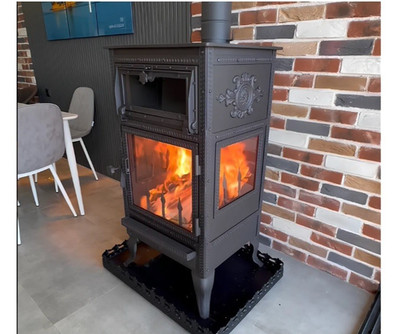 Wood Burning Stove With Oven, Cooker Stove & NO Customs Duty