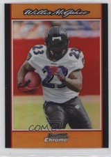 2007 Bowman Chrome Orange Refractor 13/25 Willis McGahee #BC179 0d7v