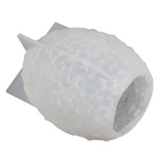 Carving Flower Egg Silicone Candle Mold Catharanthus Ball Soap Resin5025