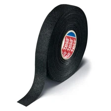 tesa PET Fleece Wire Harness Tape (51618): 3/8 in. x 82 ft. (Black)