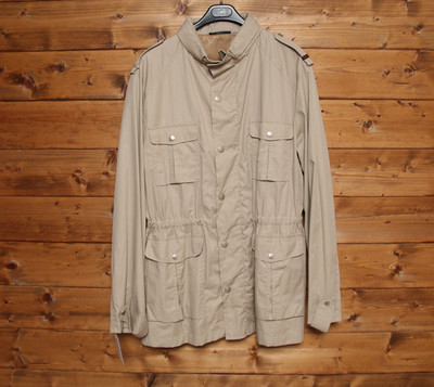 GUCCI Jacke Parka Gr. 54 gebraucht (Sa2383) beige Vintage Made in Italy