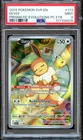 PSA 9 Eevee 173 SVP EN Prismatic Pokemon Center Stamped ETB Promo Card MINT