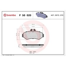 Satz Bremsbeläge Bremsklötze hinten für Mercedes G-Klasse W461 W463 | 2418389