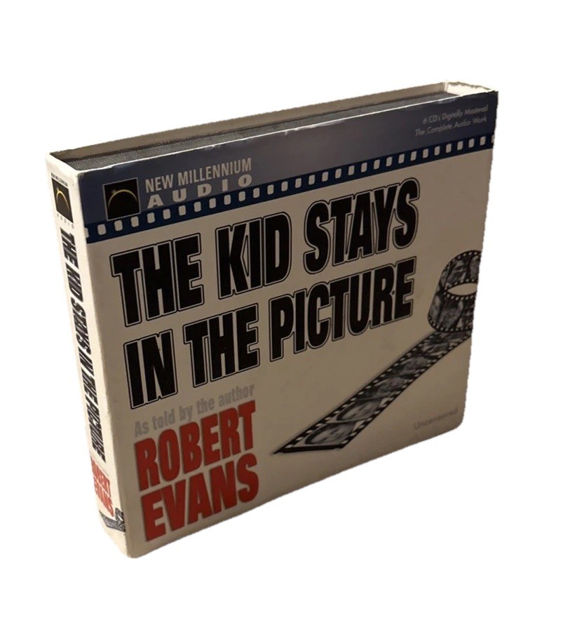 Robert Evans The Kid Stays in the Picture 6 CD Set Front Tray Hinge Broken