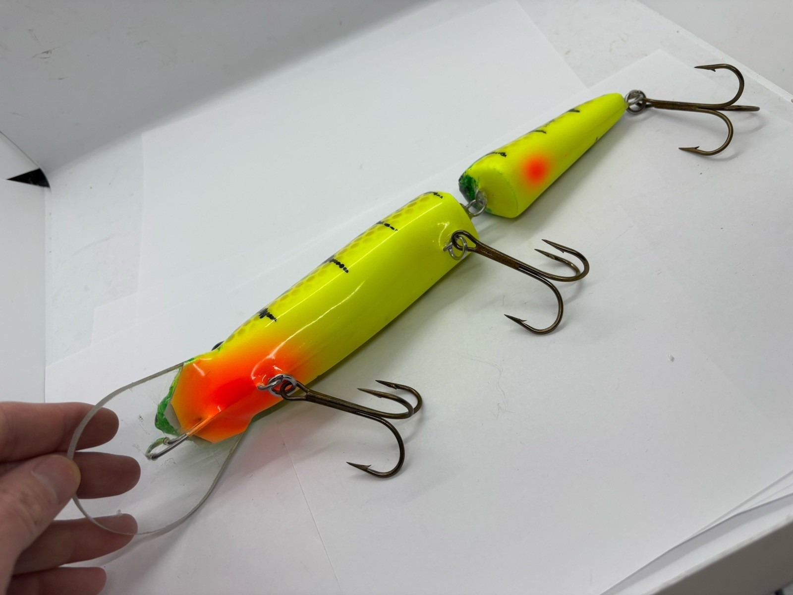 10” Toddy Tickles Jointed Hellebarde Rolf Perch Crankbait Jerkbait Musky Lure - Image 2