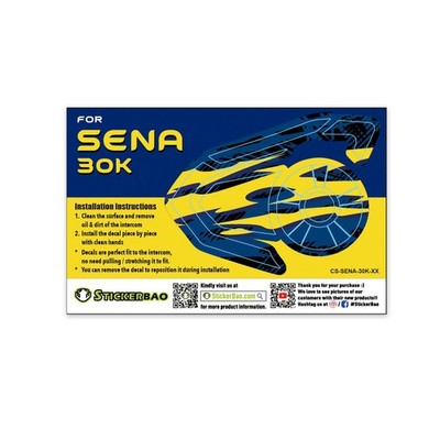 Desert 1 Pcs For SENA 30K Intercom Device Sticker