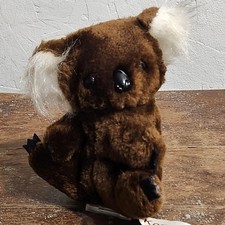 Vintage Russ Berrie Brown Koala Bear Plush Stuffed Animal Toy Kozmo Korea 6"