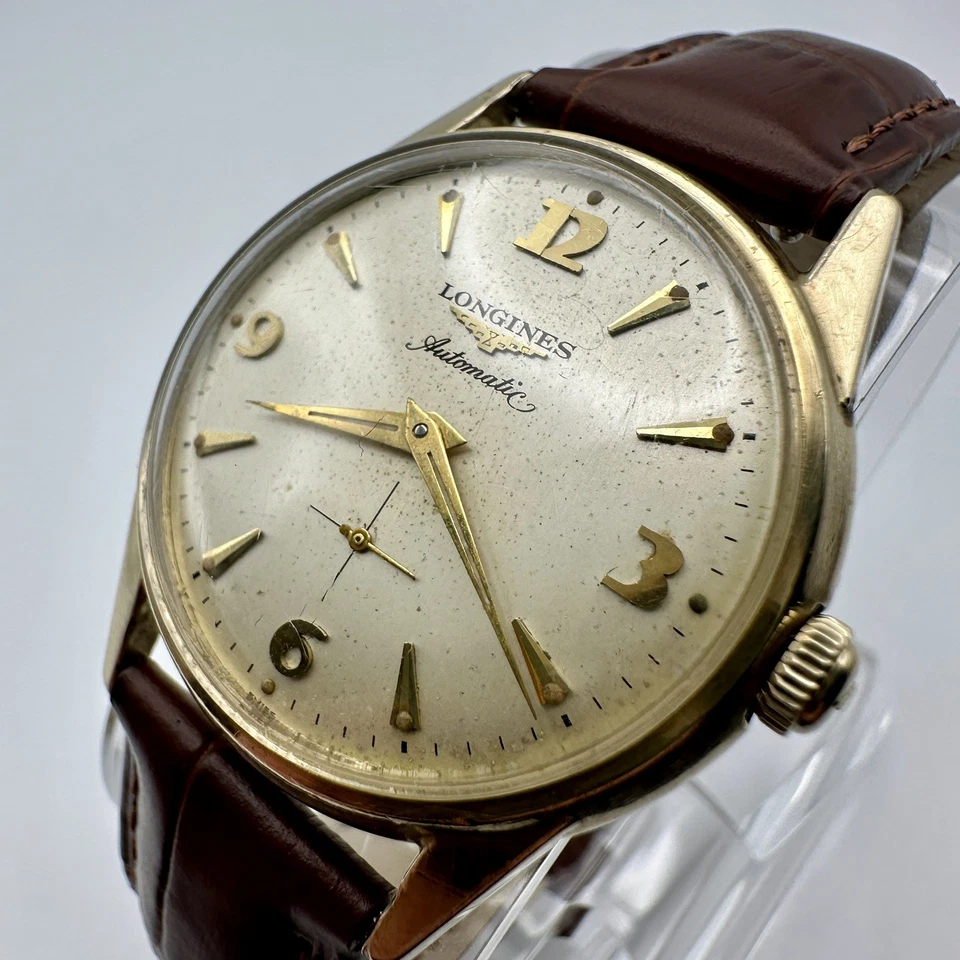 Longines vintage automático folheado a ouro 19A - 10K  - Imagem 2 de 4