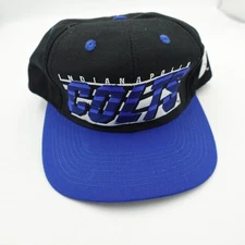 Vintage Indianapolis Colts Hat Cap Snap Back NFL Football Mens Logo Athletic 90s