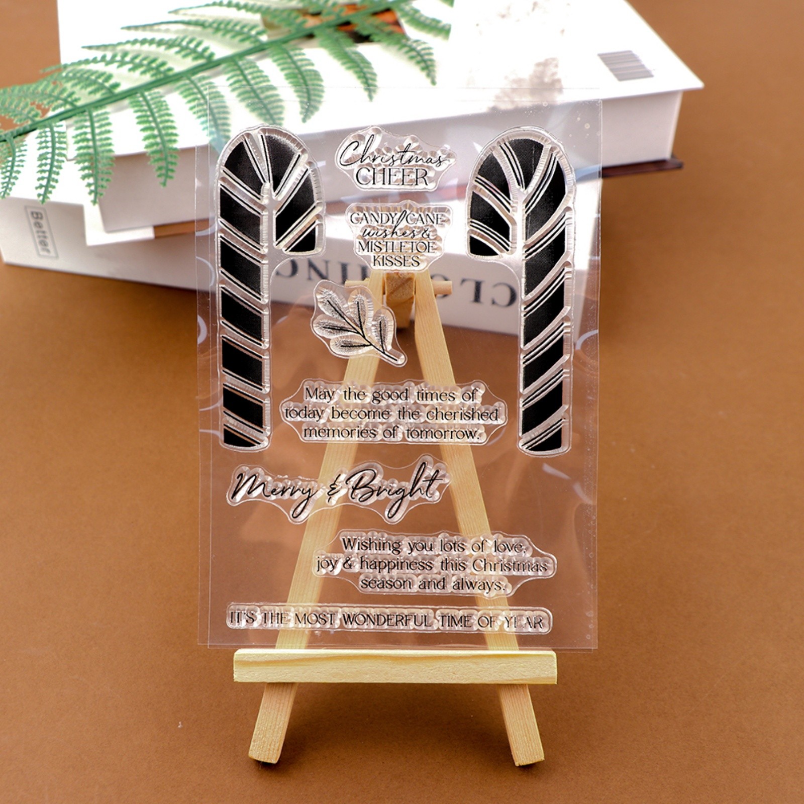 Sweet Candy Cane Stamp and Cutting Dies for Diy Scrapbooking Decoration Craft