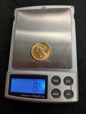 Gold 90% 8.4g 1901 S Liberty Head $5 Gold Half Eagle coin TP-0910 5328.14 per troy oz