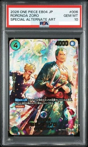 PSA 10 RORONOA ZORO PRB02-006 EB-04 EGGHEAD CRISIS 2026 ONE PIECE CARD Japanese