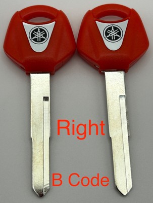 2 Keys Yamaha TW TW200 VMax Star 250 Venture Royale Vino Motorcycle Key Blanks 