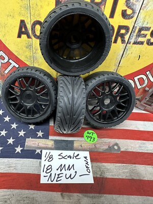 OFNA TIRES & Wheels 17mm for: 1/8 RC UNIVERSAL 4pc.