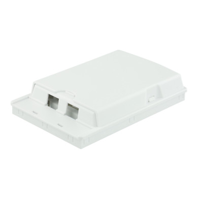 FTTH-BOX Glasfaser Aufputzgehäuse Wandgehäuse 2 Kern für 4 x LC Simplex adapter