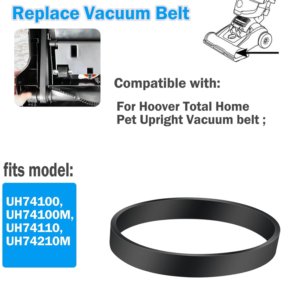 Vacuum Belt Replacement for Hoover Total Home Pet Upright Vacuum