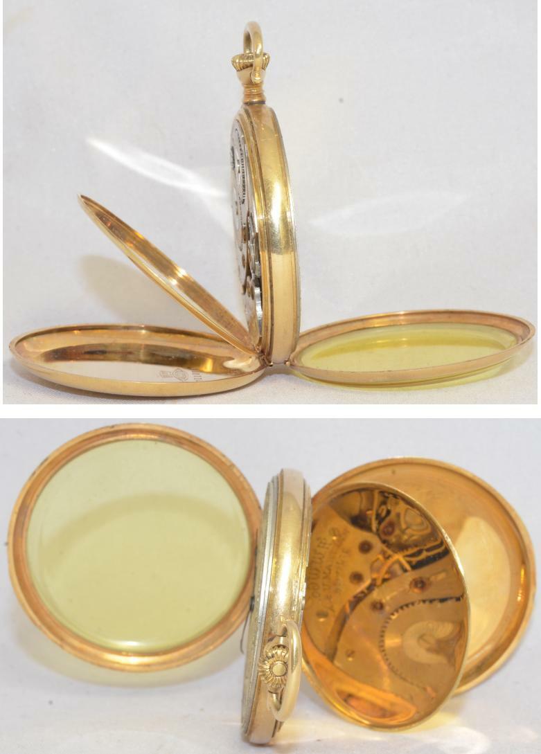 1922 14K fine gold American Waltham pocket watch, ROY 17 1922 14K fine gold American Waltham pocket watch, ROY 17