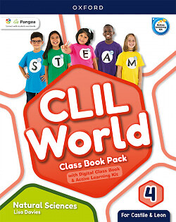 NATURAL SCIENCE 4 COURSEBOOK. CLIL WORLD. CASTILLA Y LEÓN 2023