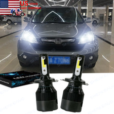 LED for Honda CRV 1997-2004 Headlight Kit H4 9003 6000K White Bulbs Hi/Low Beam