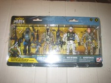 SOLDIER FORCE ACTION SQUAD SET 4 FIGURES  WEAPONS NEW NEVER OPENED LOW US SHIP
