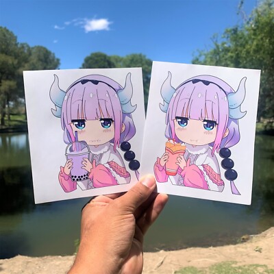 Miss Kobayashi's Dragon Maid - Kanna Kamui Anime Decal Sticker 3.8w x 5h in.