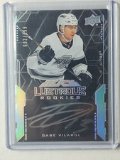 2020-21 UD Black Lustrous Rookie Signatures #LSGV Gabe Vilardi RC AUTO /199