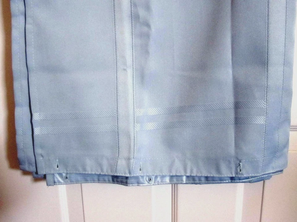 Cortina de ducha de tela azul brumoso Ex-cell 72" x 72" nueva sin etiquetas Foto 2 de 3