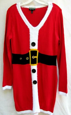 mrs claus cardigan