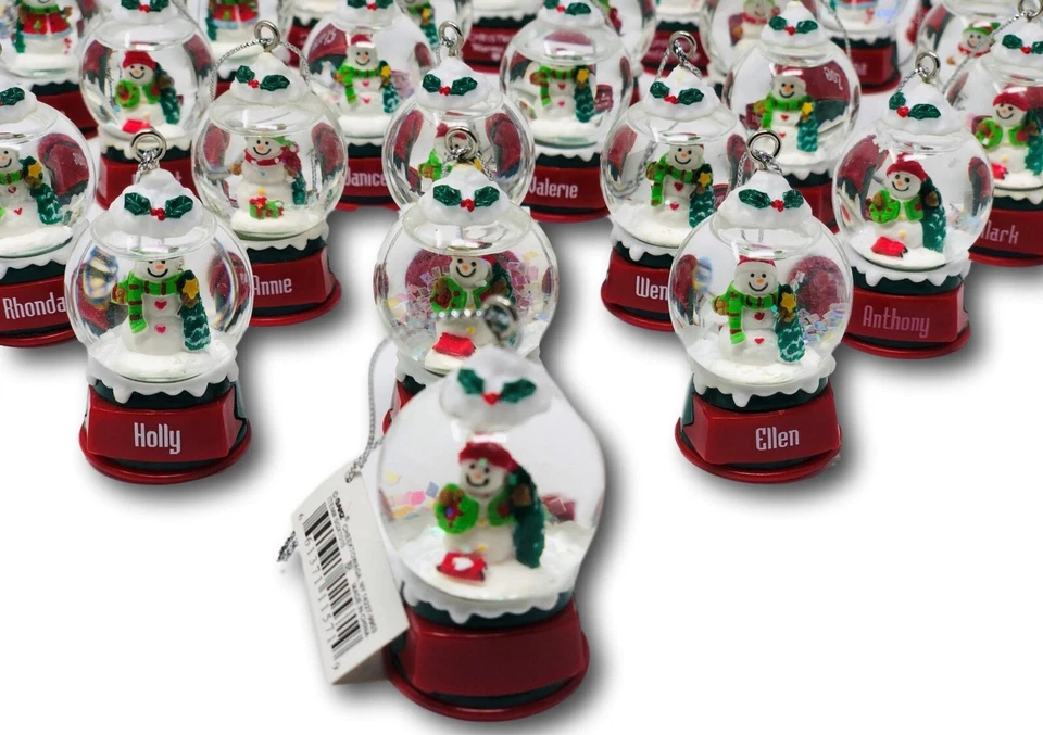   Ganz Personalized Snow Globe Christmas Ornament Names Special People-You Pick! - Image 2 of 2