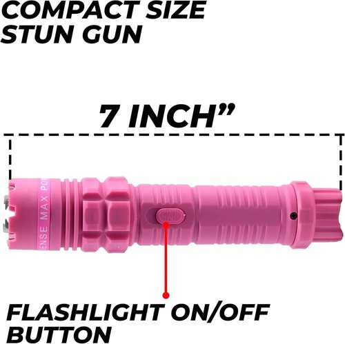 FIGHTSENSE HEAVY DUTY STUN GUN WITH LED FLASHLIGHT FOR WOMEN SELF DEFENSE - Picture 35 of 91