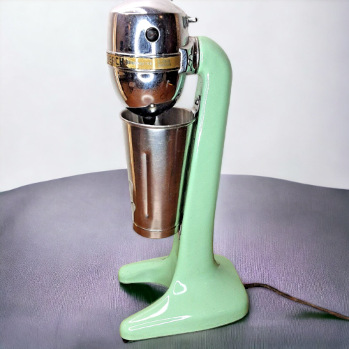 Vintage Hamilton Beach Jadeite Shake Mixer Model 30 Powers On! see