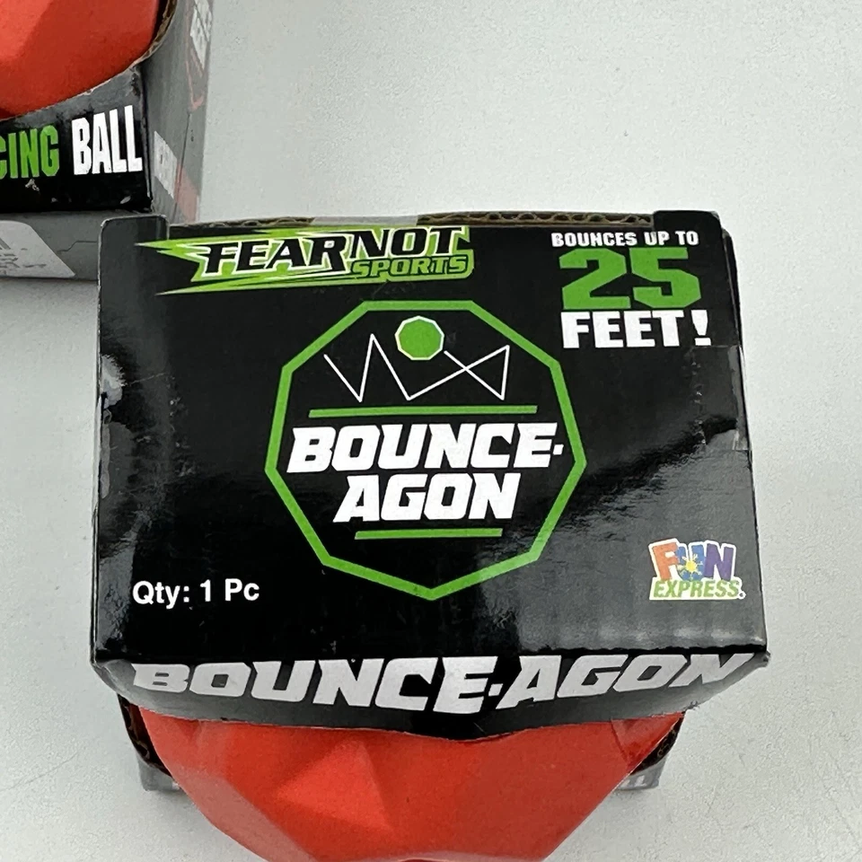 (2) - Bounce Agon Incredibly High Bouncing Ball Red Pack of 2 - Image 3 of 3