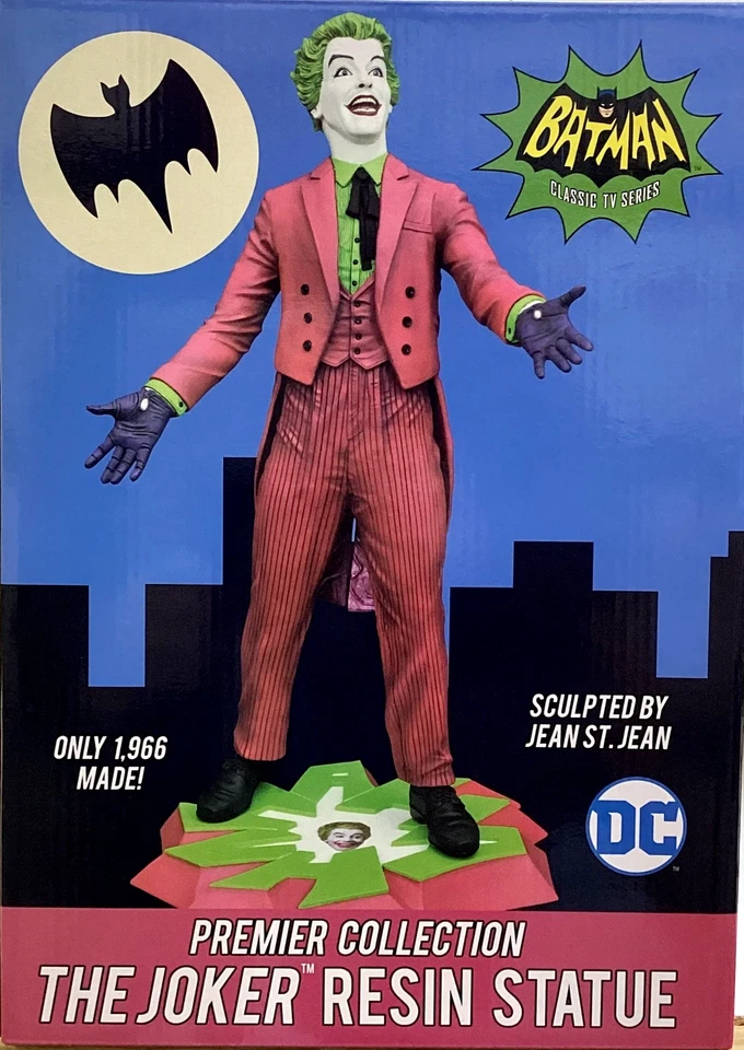Estatua de Batman 1966 Diamond Select Joker #757/1966 (sellada de fábrica en caja) Foto 2 de 4