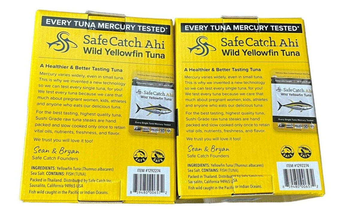 Safe Catch Ahi Wild Yellowfin Tuna Fish Pouch, Lowest, 51% OFF