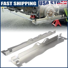 2 Pcs Wheel Toe Alignment Tool Plate  Stainless Steel Tool Heavy Duty - Silver