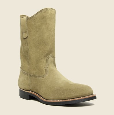 red wing pecos suede