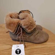 Transit girls spring, fall boots brown size 27/10