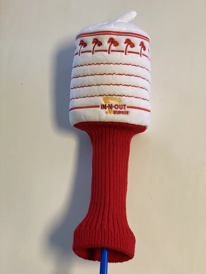 In N Out Burger Golf Club Head Cover (Red Drink Cup) New INO . Fast Shipping - Image 2 of 4