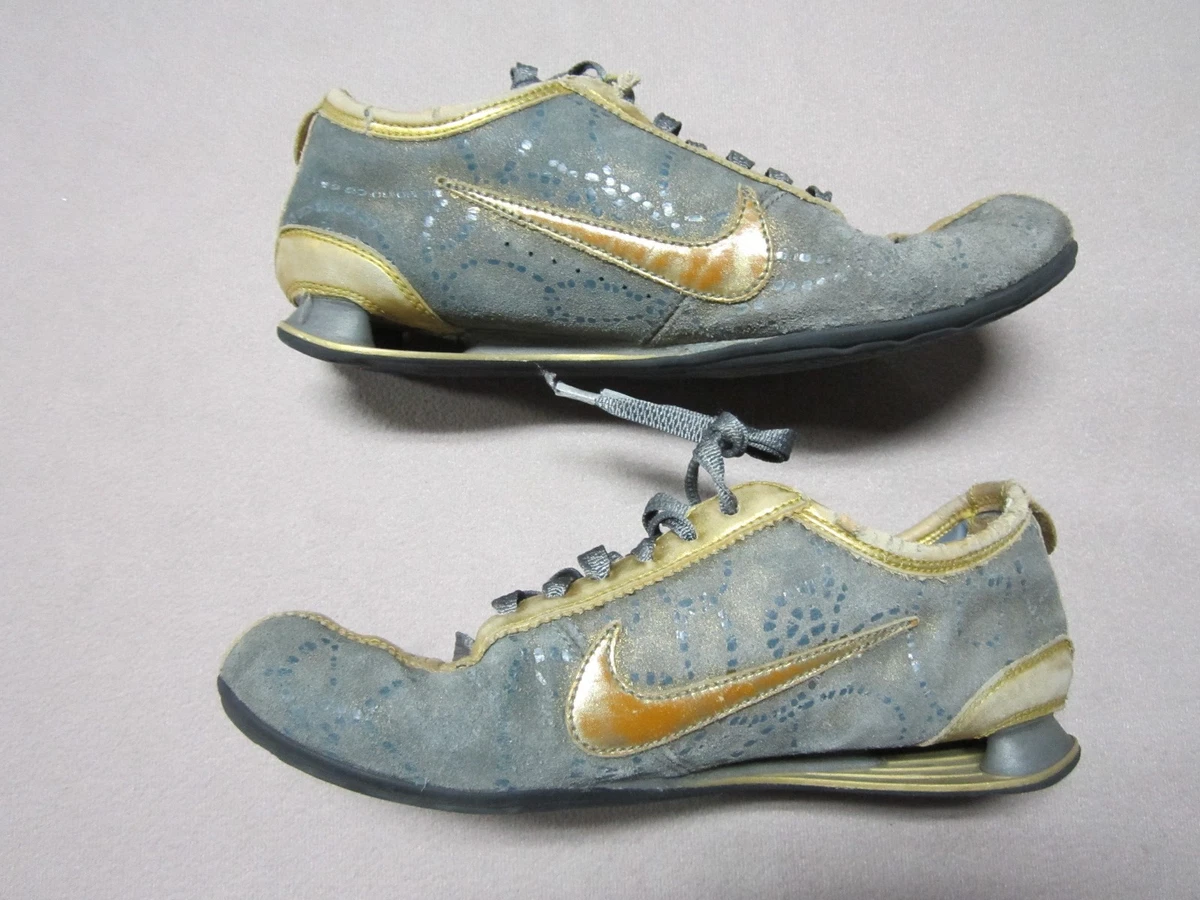 NIKE SHOX RIVALRY PREMIUM WOMENS GOLD SHOES SIZE 7 #316327-071 RARE eBay