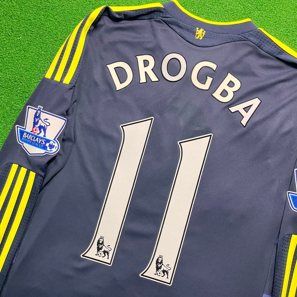 Drogba 09/10 Chelsea Away Jersey Long Sleeve Adidas