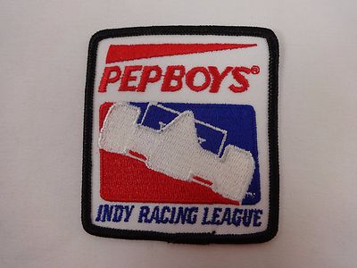 PEP BOYS Indy Racing League Collector Emblem Iron-On-Patch IndyCar Serie Indy500