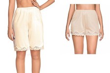 NWT WOMEN'S ROMANTIC ANTI STATIC PETTIPANTS SLIP BLOOMERS 14" 20" LENGTH S-2XL