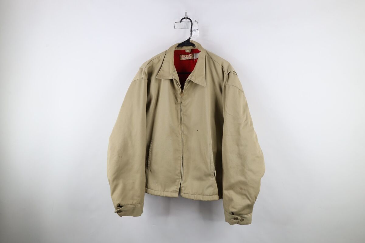 Vintage 70s Big Mac Mens XL Distressed Fleece Lined Workwear Vintage 70s Big Mac Mens XL Distressed Fleece Lined Workwear
