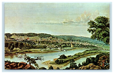POSTCARD St Paul in 1856 by S Holmes Andrews Pigs Eye Minnesota MN Parrant 