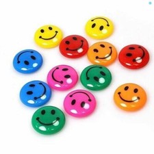 Large 4cm Smiley Face Fridge Magnets Memo Magnet Notice Board 1, 8, 16