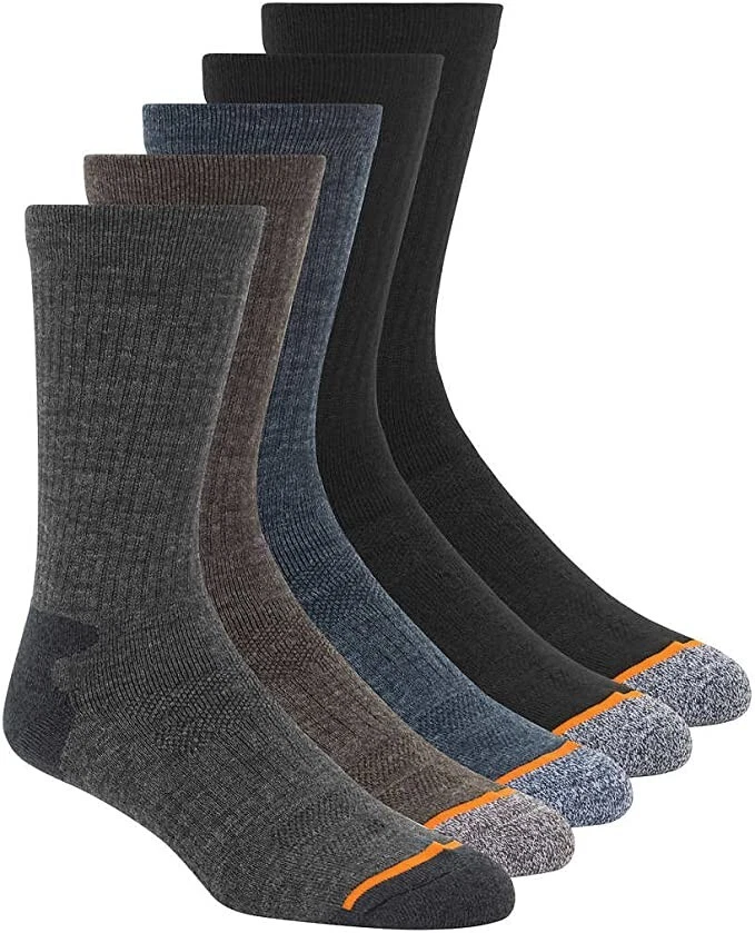 Weatherproof Men's Crew Socks Wool Blend Shoe Size 6-12, Multi (Pack-10) - Image 3 of 3