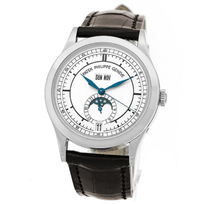 PATEK PHILIPPE 18K White Gold Annual Calendar # 5396 G Box Warranty 2011 MINTY
