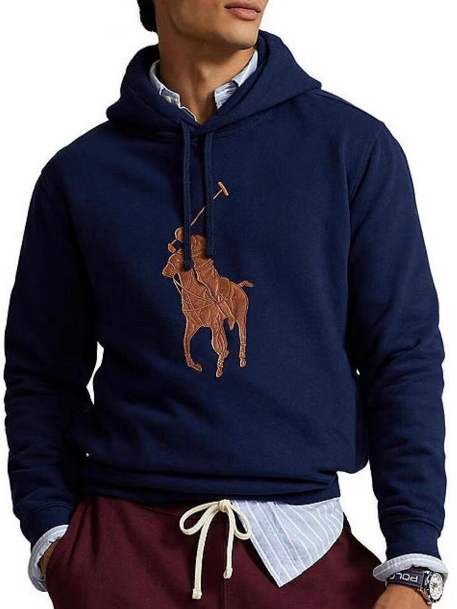 NWT-POLO RALPH LAUREN Men's “LEATHER BIG PONY” Cruise Navy NWT-POLO RALPH LAUREN Men's “LEATHER BIG PONY” Cruise Navy