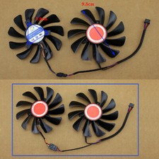 Graphics Card Dual fan for XFX RX580 RX584 RX588 RX590 CF1010U12S/FDC10U12S9-C